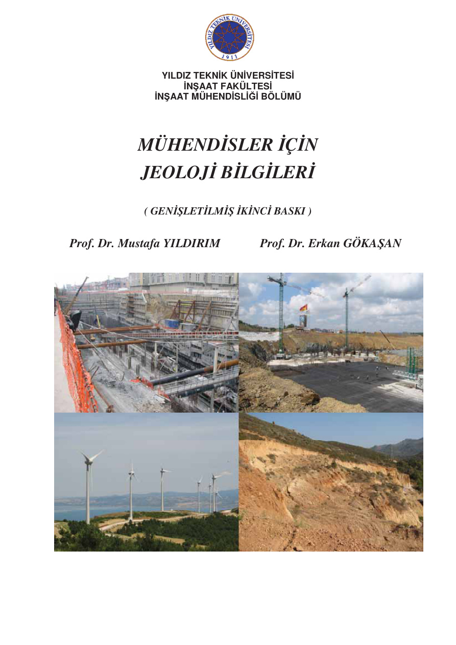 Mühendisler İçin Jeoloji Bilgileri PDF – Mustafa Yıldırım, Erkan Gökaşan
