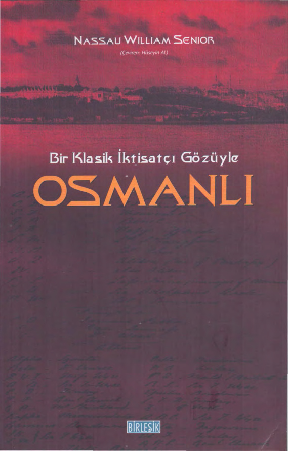 Bir Klasik İktisatçı Gözüyle Osmanlı PDF – Nassau William Senior