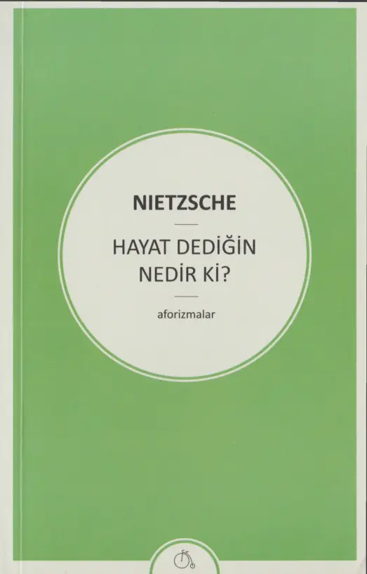 Nietzsche Hayat Dediğin Nedir ki Aylak Adam Yayınları Kitap Kapağı