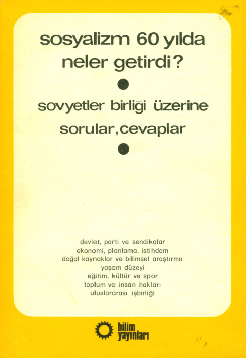 Sosyalizm 60 Yılda Neler Getirdi PDF İndir – Novosti Press