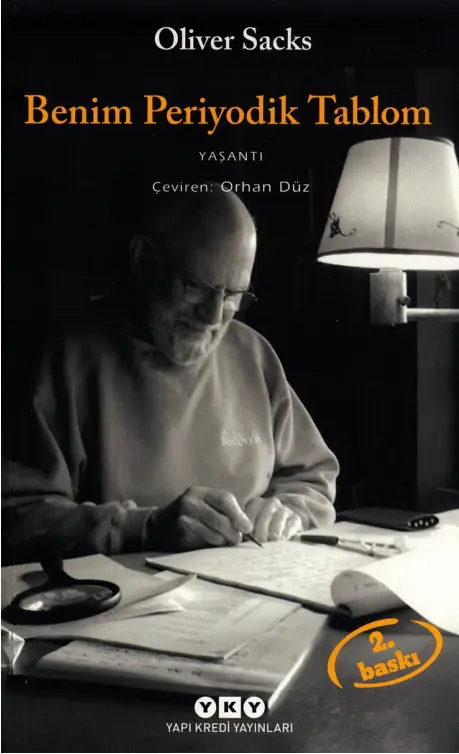 Oliver Sacks Benim Periyodik Tablom YKY Kitap Kapağı