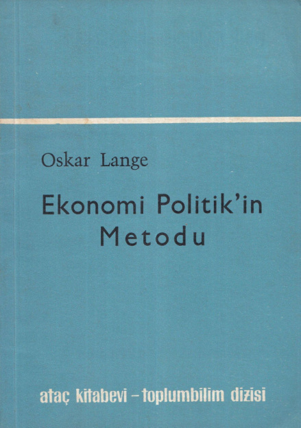 Ekonomi Politik’in Metodu PDF İndir – Oskar Lange