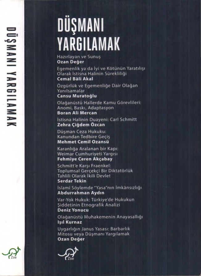 Düşmanı Yargılamak PDF İndir – Ozan Değer vd.