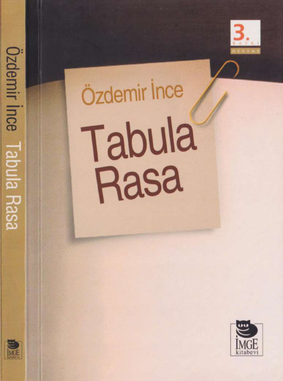 Tabula Rasa PDF İndir – Özdemir İnce