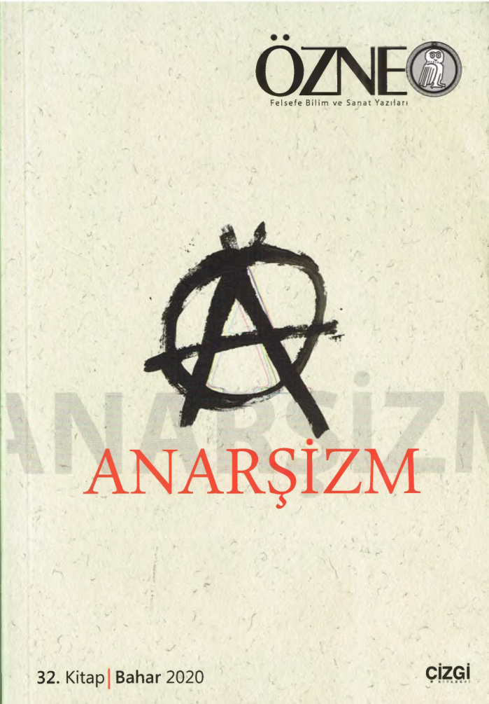 Özne Sayı 32 Anarşizm Bahar 2020 PDF İndir – Kolektif