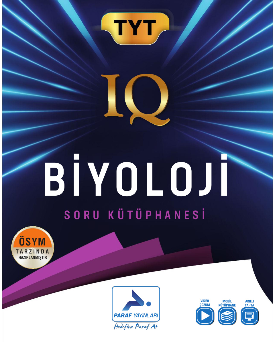 PARAF İQ TYT BİYOLOJİ SORU BANKASI PDF İndir – Paraf Komisyon