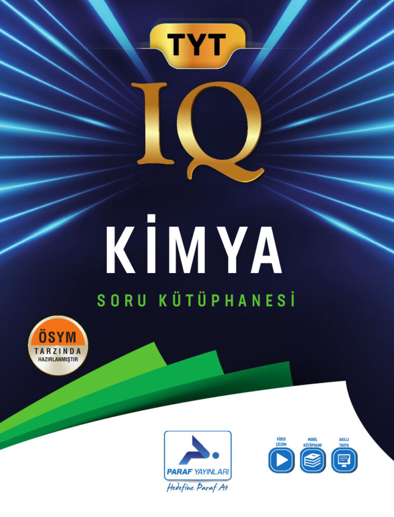 PARAF İQ TYT KİMYA SORU BANKASI Kitap Kapağı