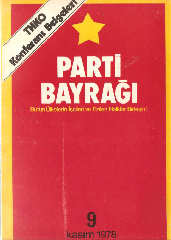 Parti Bayrağı Sayı 09 (Kasım 1978) PDF İndir – Kolektif