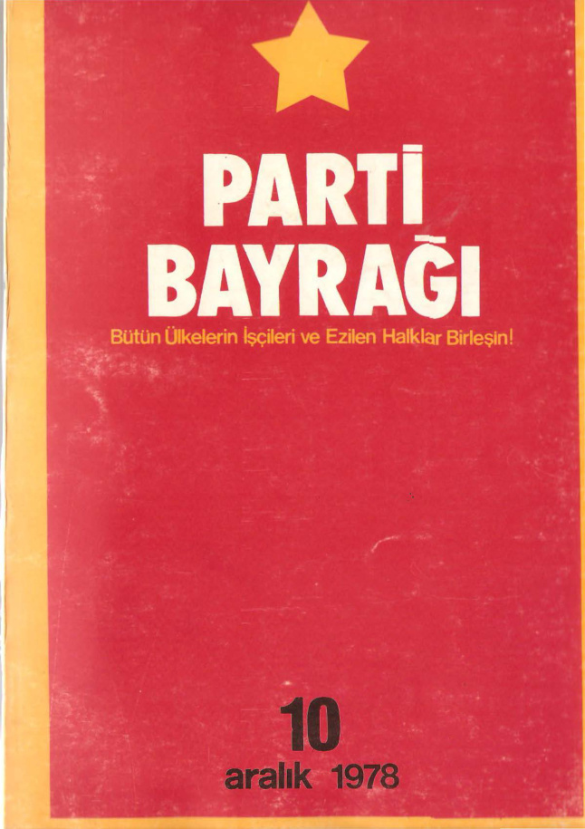Parti Bayrağı Sayı 10 (Aralık 1978) PDF İndir – Kolektif