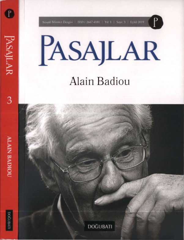 Pasajlar Sayı 003: Alain Badiou PDF İndir – Kolektif
