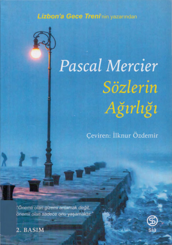 Sözlerin Ağırlığı PDF İndir – Pascal Mercier