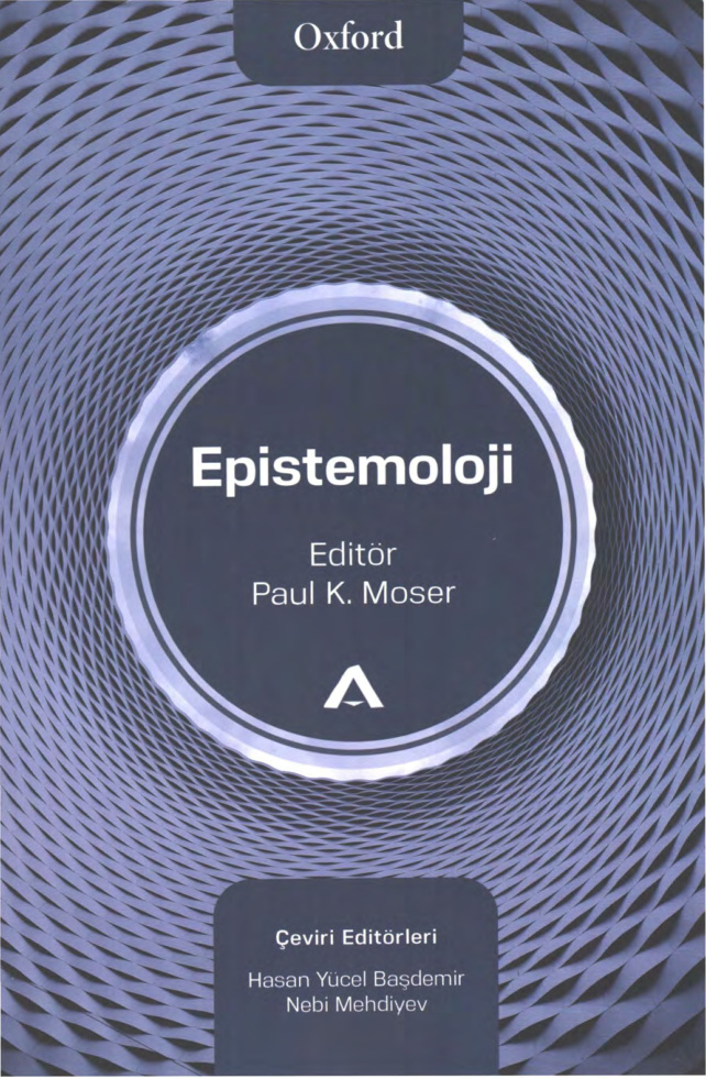 Oxford Epistemoloji PDF İndir – Paul K. Moser (Ed.)