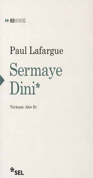 Sermaye Dini PDF İndir – Paul Lafargue