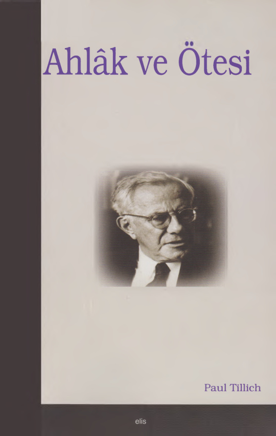 Ahlak ve Ötesi PDF İndir – Paul Tillich
