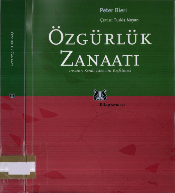 Özgürlük Zanaatı PDF İndir – Peter Bieri