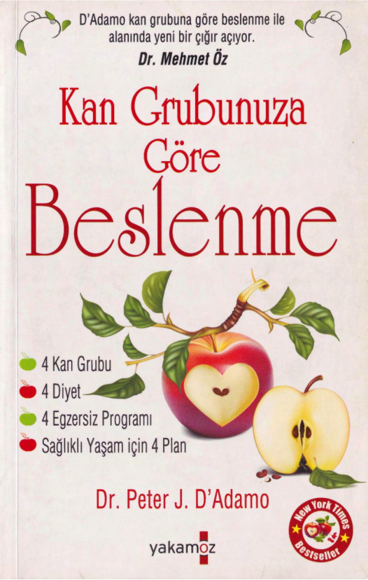 Kan Grubunuza Göre Beslenme PDF İndir – Peter J. D’Adamo