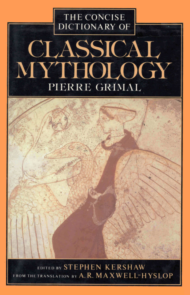The Concise Dictionary of Classical Mythology PDF İndir – Pierre Grimal