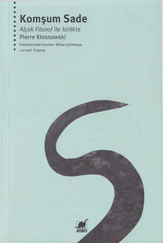 Komşum Sade PDF İndir – Pierre Klossowski
