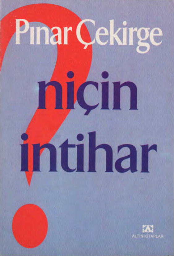 Niçin İntihar PDF İndir – Pınar Çekirge