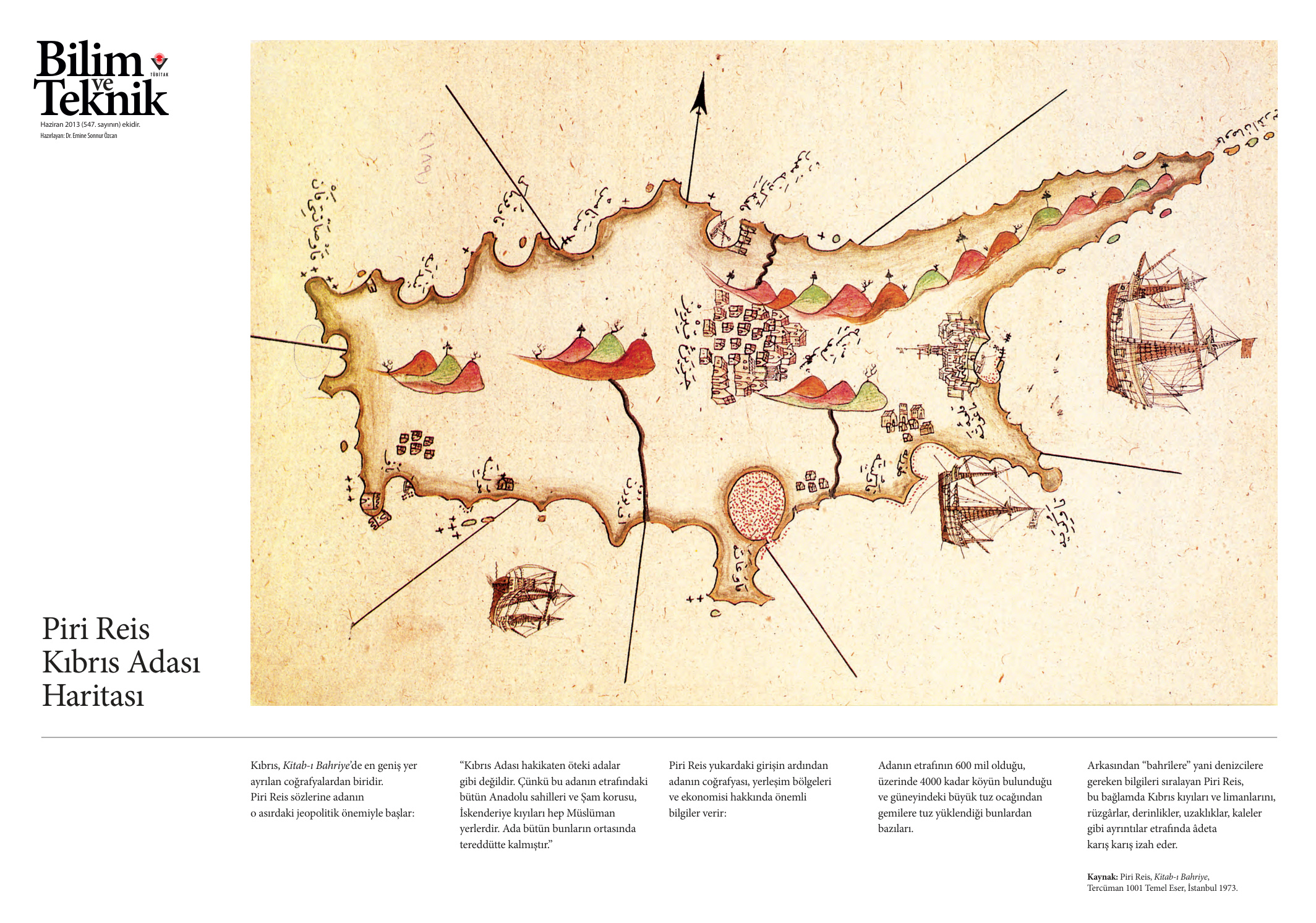 Kıbrıs 1528 Dünya Haritası PDF İndir - Piri Reis 3 Kıbrıs 1528 Dünya Haritası PDF İndir – Piri Reis