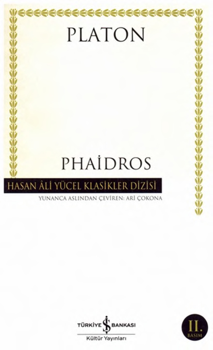 Phaidros PDF İndir – Platon