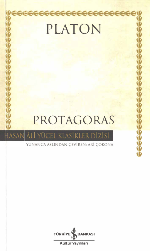 Protagoras PDF İndir – Platon