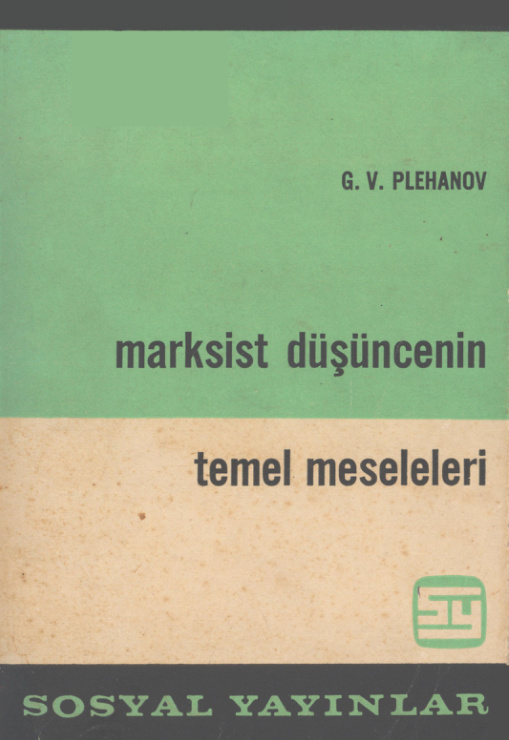 Marksist Düşüncenin Temel Meseleleri PDF İndir – Plehanov