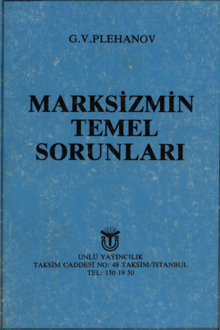 Marksizmin Temel Sorunları PDF İndir – Plehanov