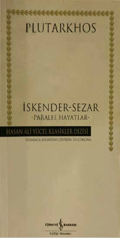 İskender – Sezar (Paralel Hayatlar) PDF İndir – Plutarkhos