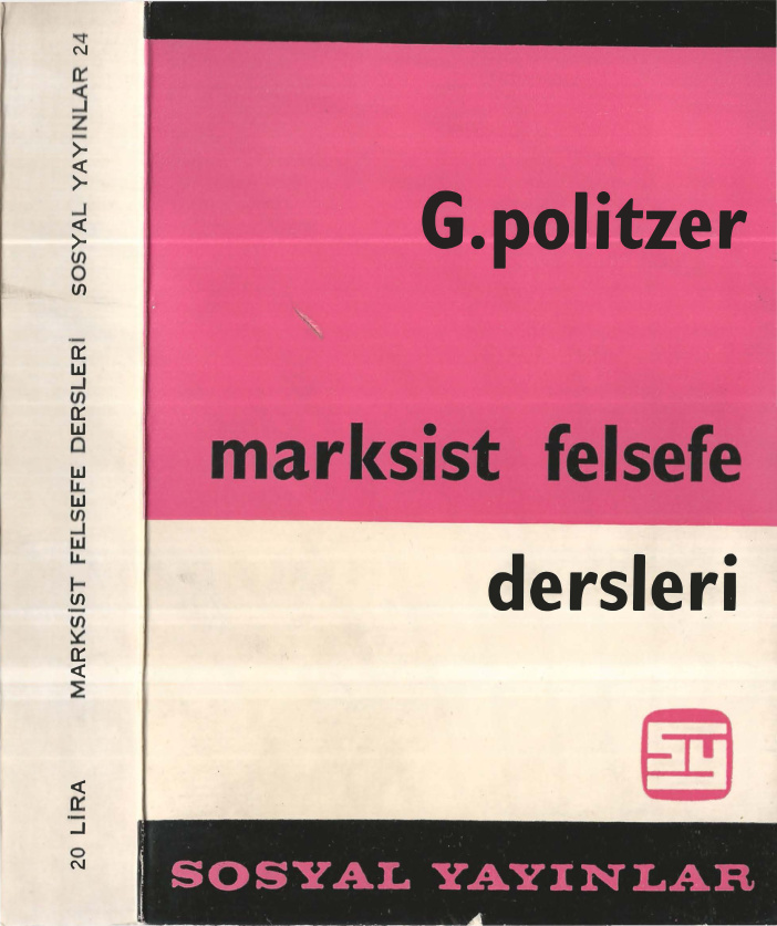 Marksist Felsefe Dersleri PDF İndir – Politzer