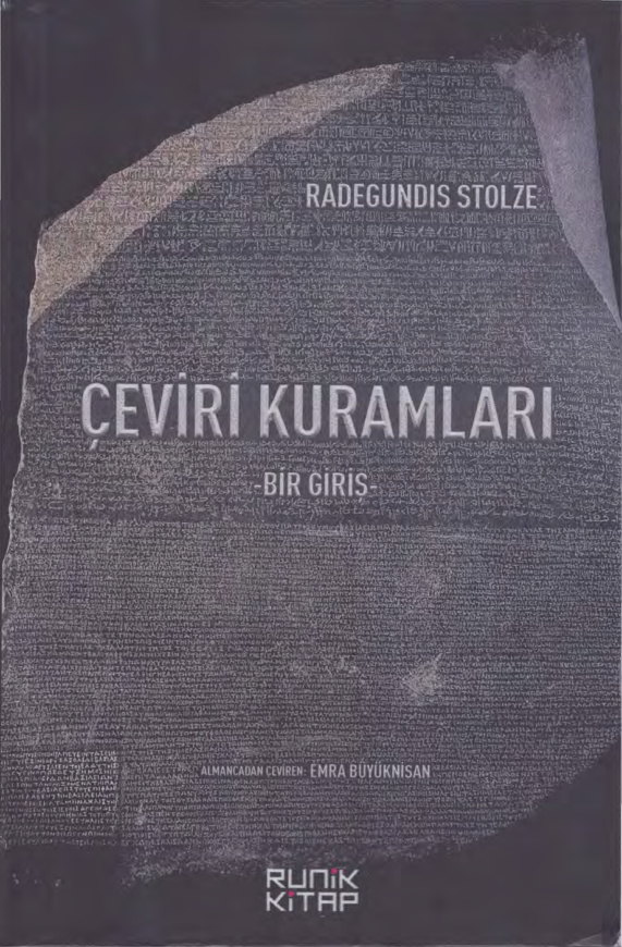 Çeviri Kuramları PDF İndir – Radegundis Stolze