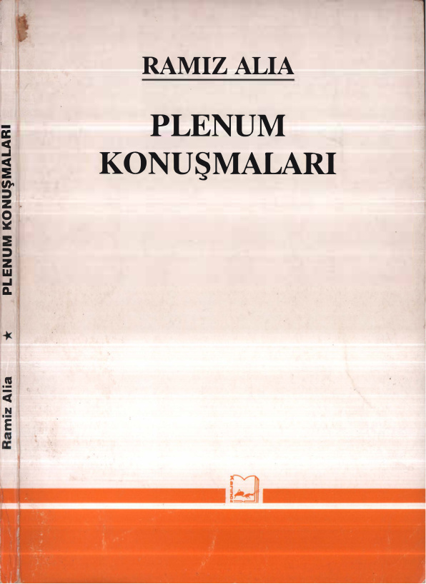 Plenum Konuşmaları PDF İndir – Ramiz Alia