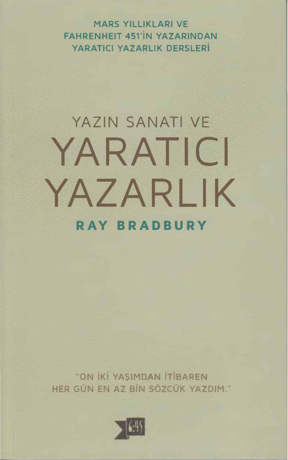Yaratıcı Yazarlık PDF İndir – Ray Bradbury