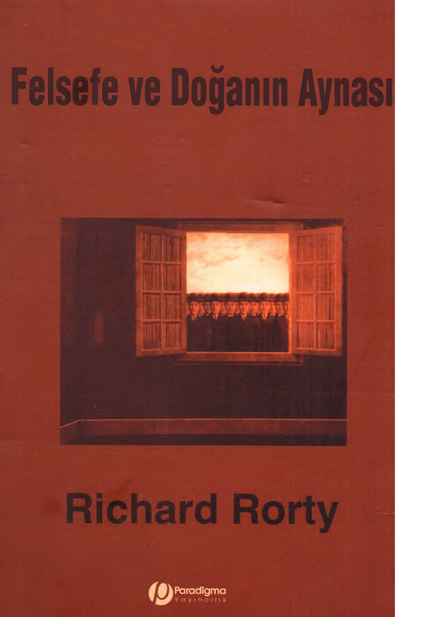Felsefe ve Doğanın Aynası PDF İndir – Richard Rorty