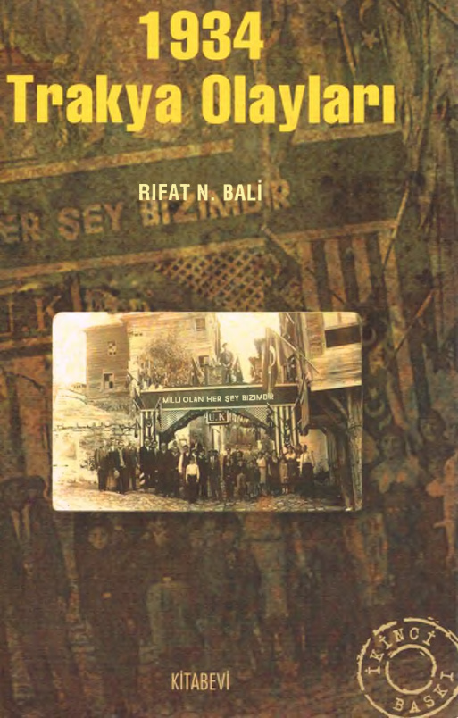 1934 Trakya Olayları PDF İndir – Rıfat N. Bali