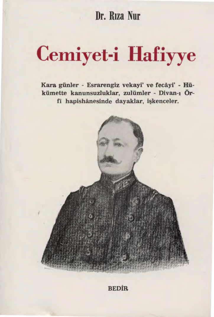 Cemiyet-i Hafiyye PDF İndir – Rıza Nur