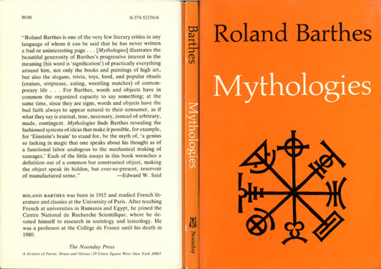 Mythologies PDF İndir – Roland Barthes
