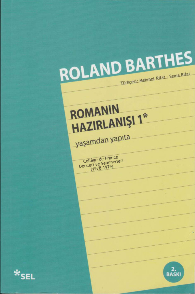 Romanın Hazırlanışı 1 PDF İndir – Roland Barthes