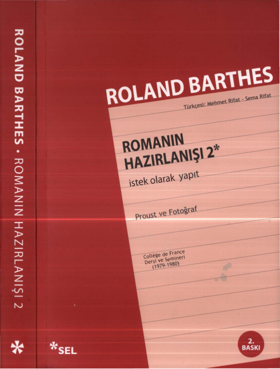 Romanın Hazırlanışı 2 PDF İndir – Roland Barthes
