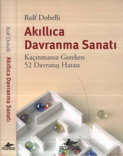 Akıllıca Davranma Sanatı PDF İndir – Rolf Dobelli