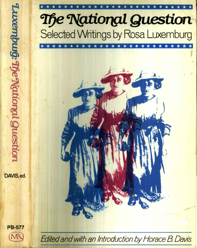 The National Question: Selected Writings PDF İndir – Rosa Luxemburg