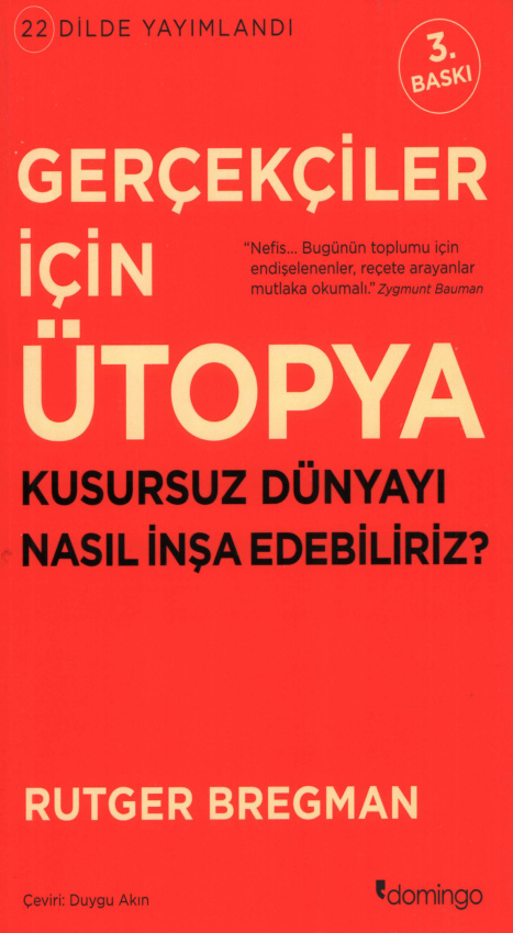 Gerçekçiler İçin Ütopya PDF İndir – Rutger Bregman