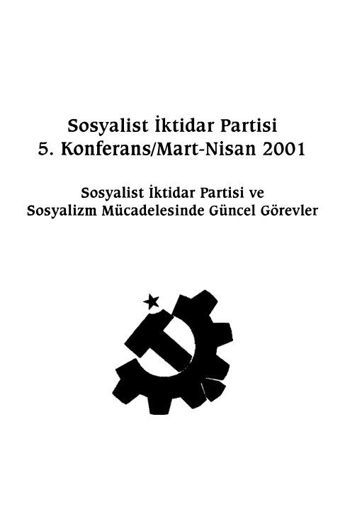 SİP 5. Konferans Mart-Nisan 2001 PDF İndir – Kolektif