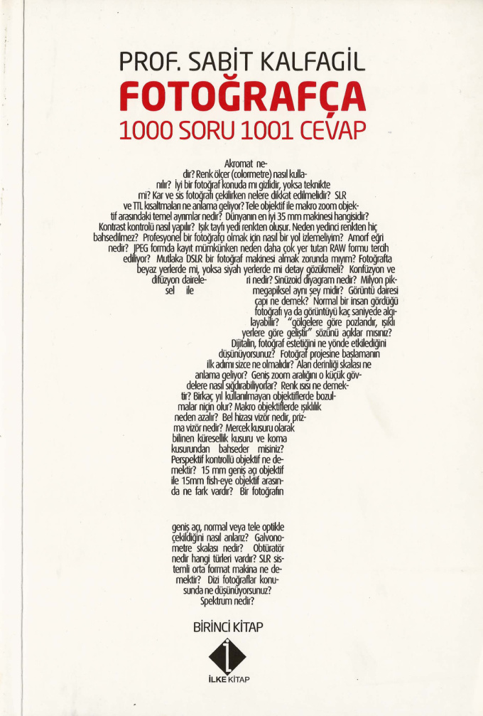 Fotoğrafça 1000 Soru 1001 Cevap I PDF İndir – Sabit Kalfagil