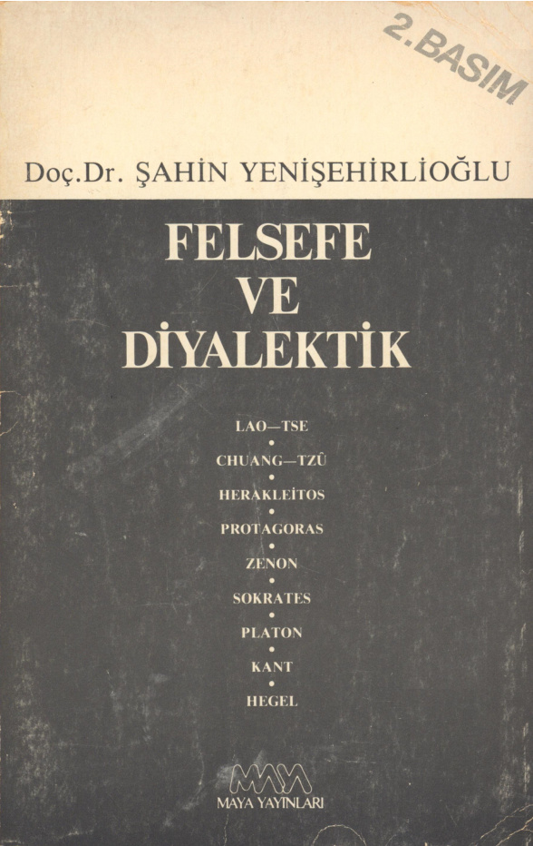 Felsefe ve Diyalektik PDF İndir – Şahin Yenişehirlioğlu