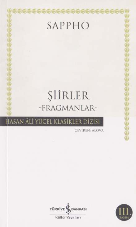 Şiirler Fragmanlar PDF İndir – Sappho