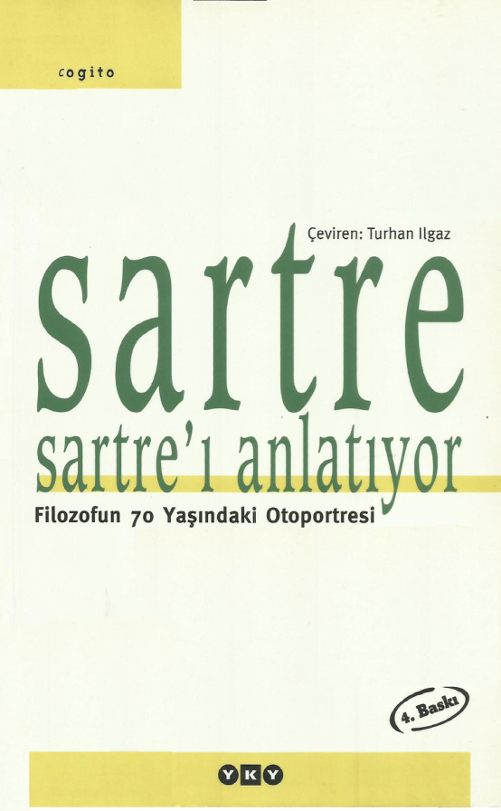 Sartre Sartre’ı Anlatıyor PDF İndir – Jean-Paul Sartre