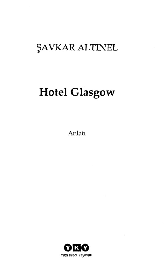 Hotel Glasgow PDF İndir – Şavkar Altınel