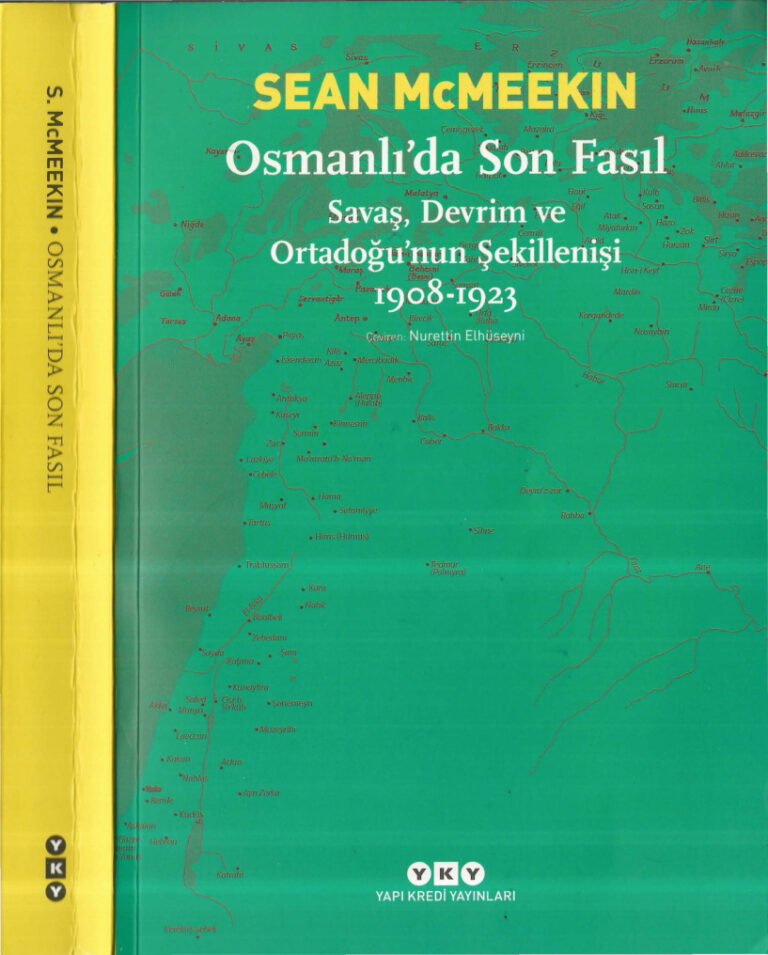 Sean McMeekin Osmanlı'da Son Fasıl YKY Kitap Kapağı