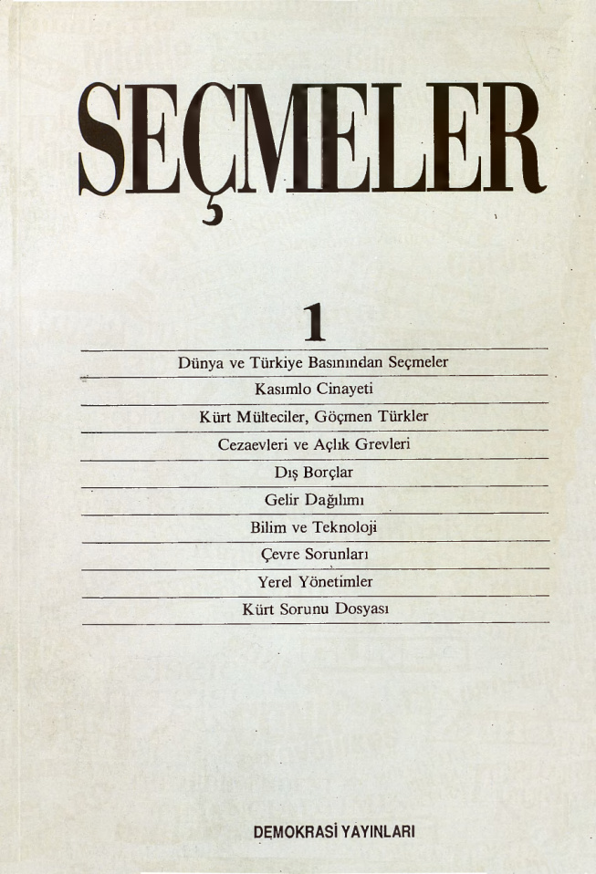 Seçmeler I PDF İndir – Kolektif